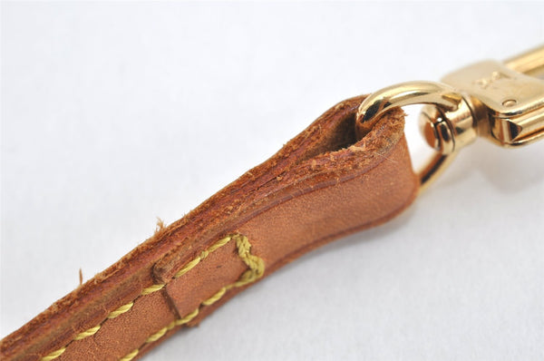 Authentic Louis Vuitton Leather Shoulder Strap Beige 46.5" LV 3087K