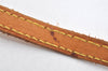 Authentic Louis Vuitton Leather Shoulder Strap Beige 46.5" LV 3087K