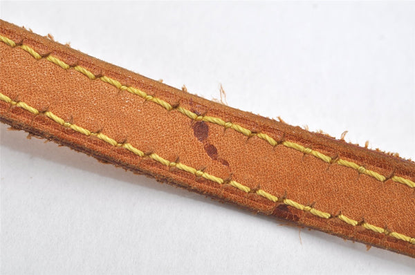 Authentic Louis Vuitton Leather Shoulder Strap Beige 46.5" LV 3087K