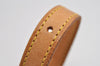 Authentic Louis Vuitton Leather Shoulder Strap For Bucket PM 27.6" Beige 3088I