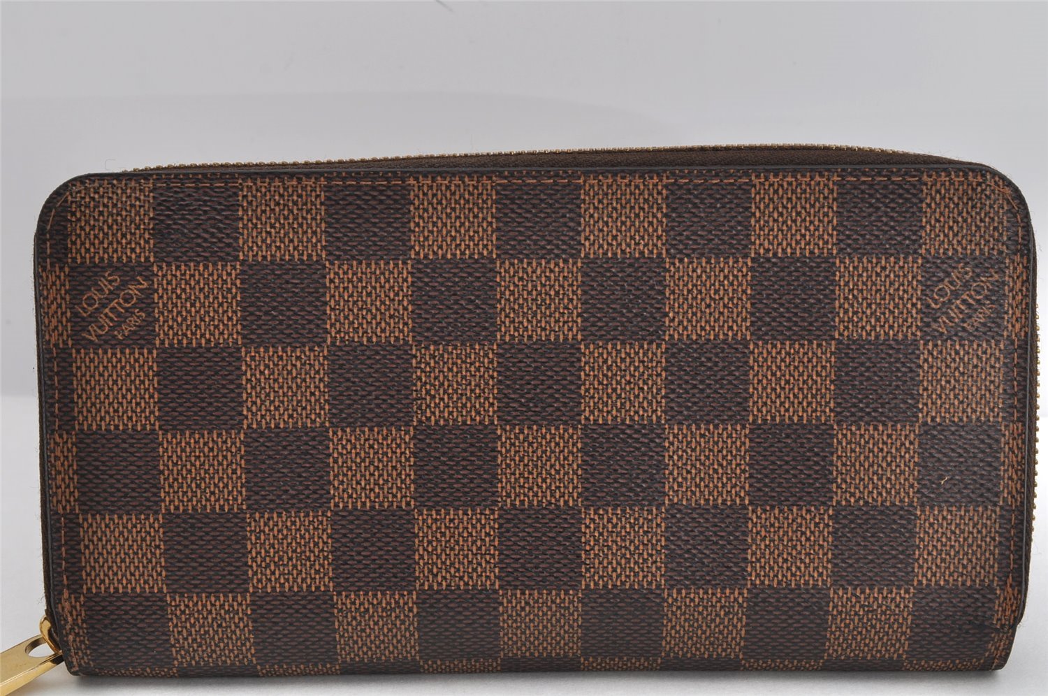 Authentic Louis Vuitton Damier Zippy Long Wallet Purse N60015 LV 3088K