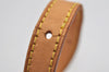 Authentic Louis Vuitton Leather Shoulder Strap For Bucket PM 27.6" Beige 3089I