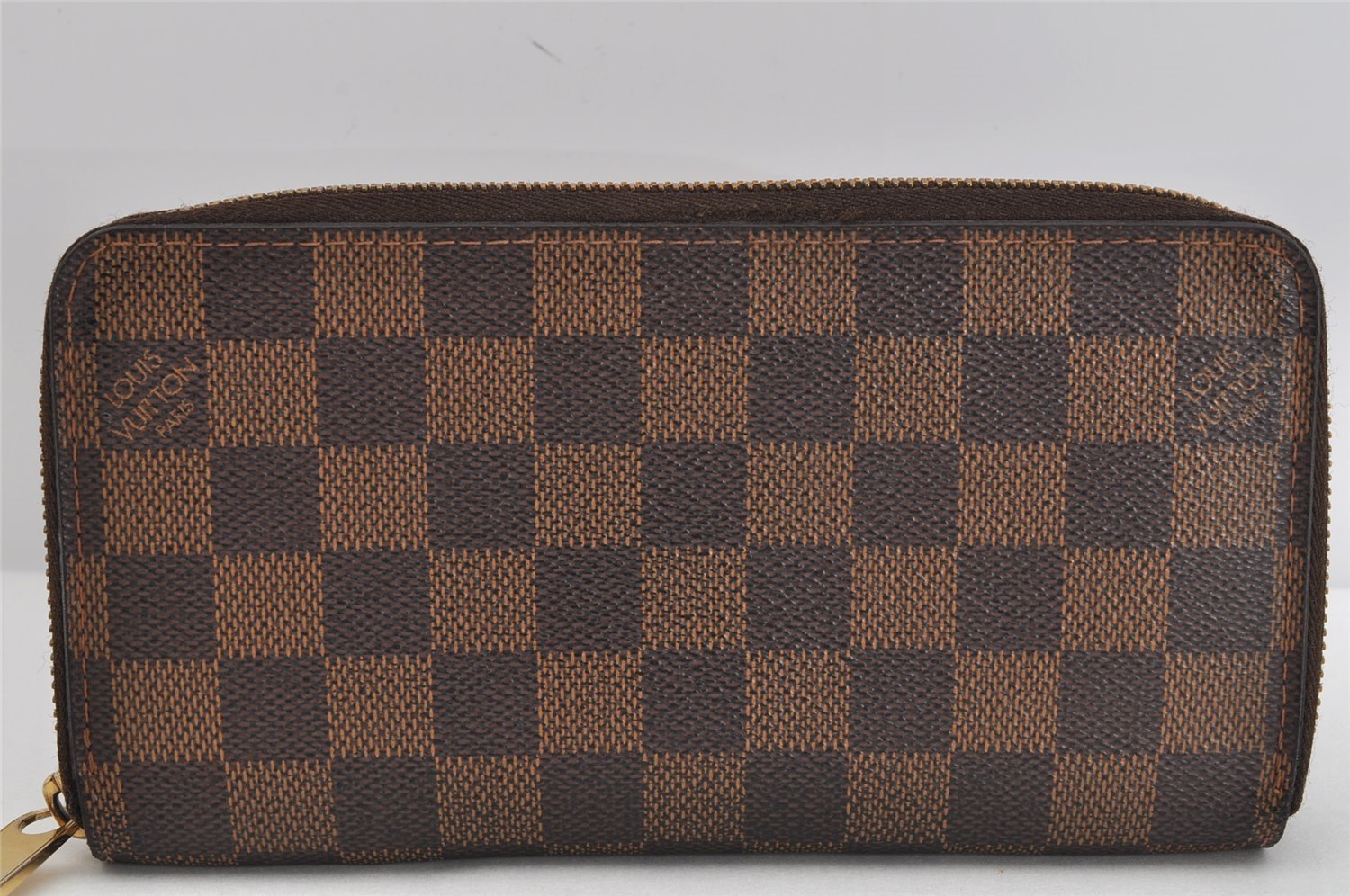 Authentic Louis Vuitton Damier Zippy Long Wallet Purse N60015 LV 3089K