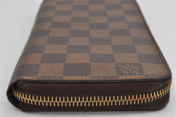 Authentic Louis Vuitton Damier Zippy Long Wallet Purse N60015 LV 3089K