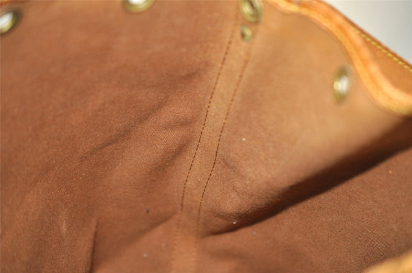 Authentic Louis Vuitton Monogram Noe Shoulder Drawstring Bag M42224 LV 3090I