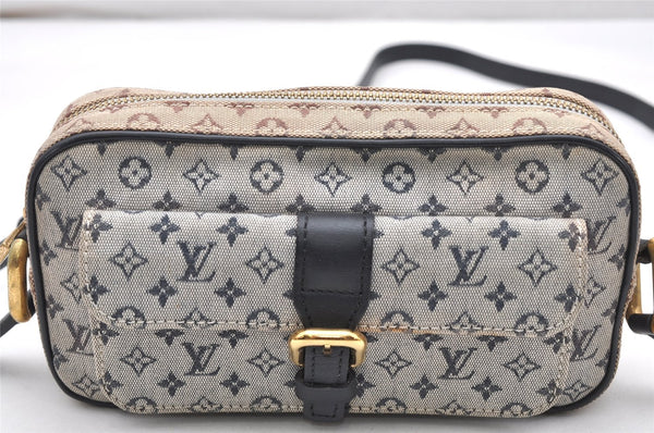 Auth Louis Vuitton Monogram Mini Juliet MM Shoulder Bag M92217 Blue Junk 3090K