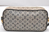 Auth Louis Vuitton Monogram Mini Juliet MM Shoulder Bag M92217 Blue Junk 3090K