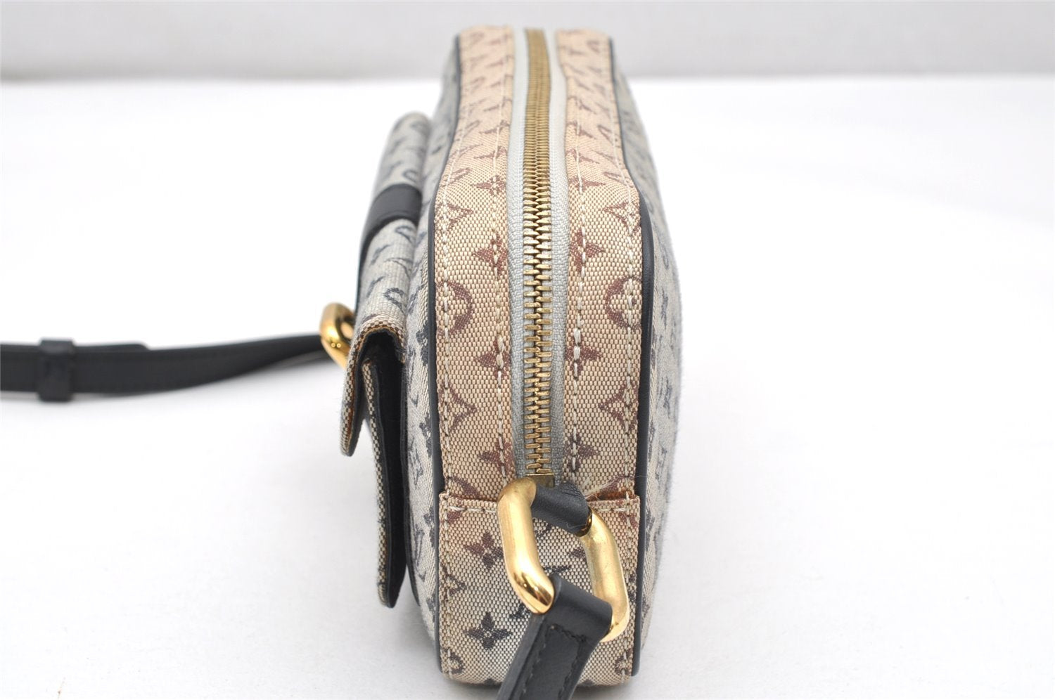 Auth Louis Vuitton Monogram Mini Juliet MM Shoulder Bag M92217 Blue Junk 3090K