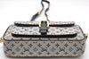 Auth Louis Vuitton Monogram Mini Juliet MM Shoulder Bag M92217 Blue Junk 3090K