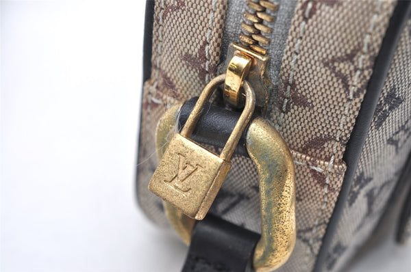 Auth Louis Vuitton Monogram Mini Juliet MM Shoulder Bag M92217 Blue Junk 3090K