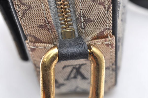 Auth Louis Vuitton Monogram Mini Juliet MM Shoulder Bag M92217 Blue Junk 3090K