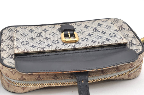 Auth Louis Vuitton Monogram Mini Juliet MM Shoulder Bag M92217 Blue Junk 3090K