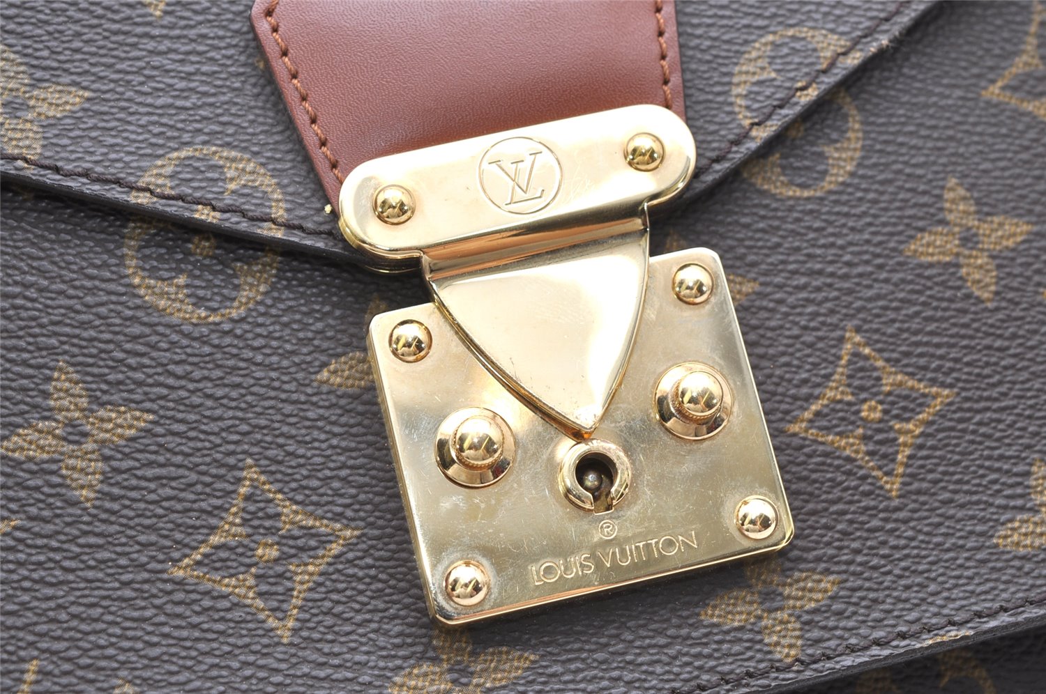Authentic Louis Vuitton Monogram Monceau 2Way Shoulder Hand Bag M51185 LV 3091K