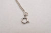 Authentic CHANEL CoCo Mark Silver Tone Chain Pendant Necklace Box 3092J