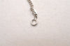 Authentic CHANEL CoCo Mark Silver Tone Chain Pendant Necklace Box 3092J