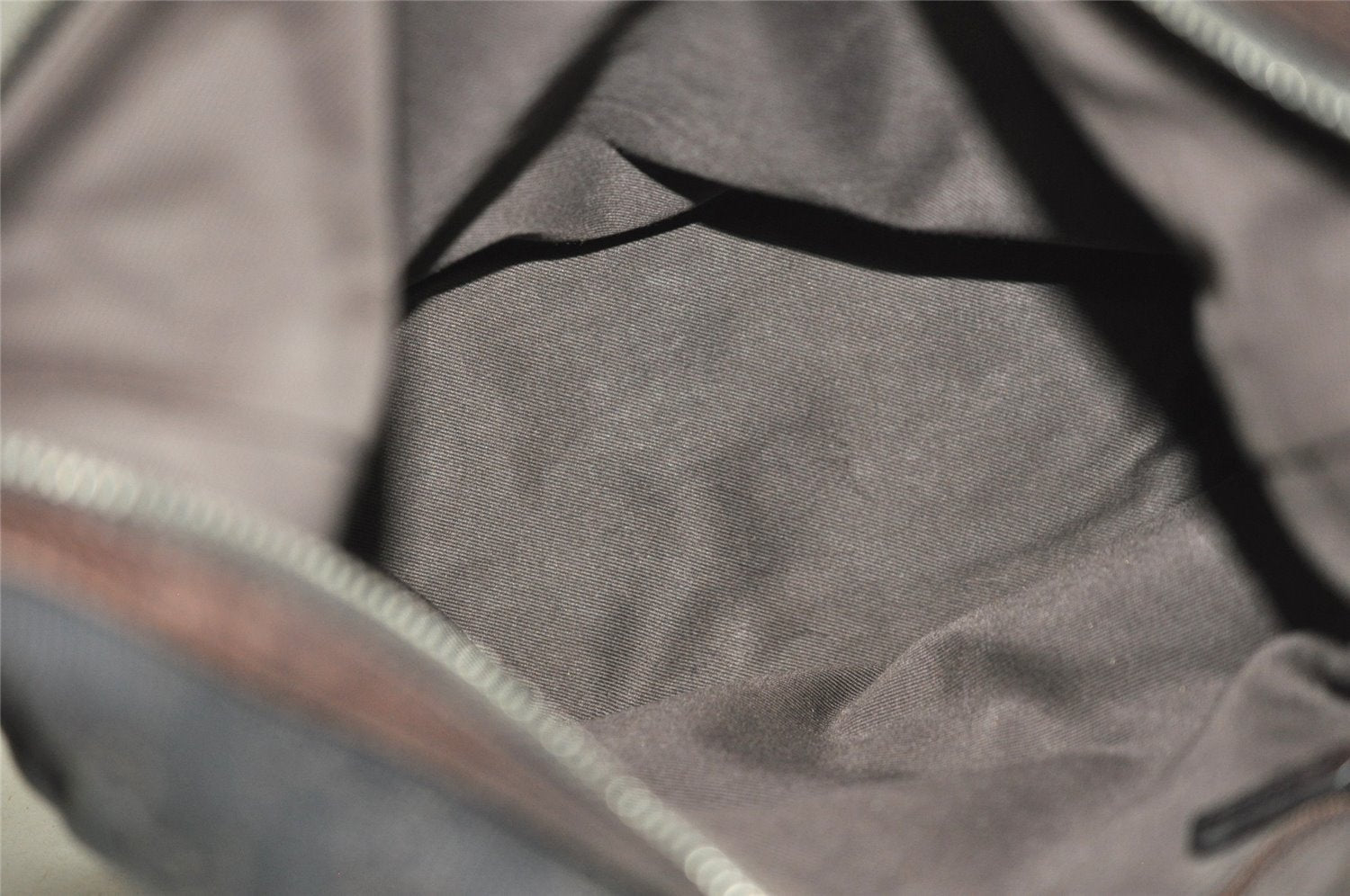 Authentic GUCCI Shoulder Hand Bag Purse GG Canvas Leather 01234 Brown 3093I