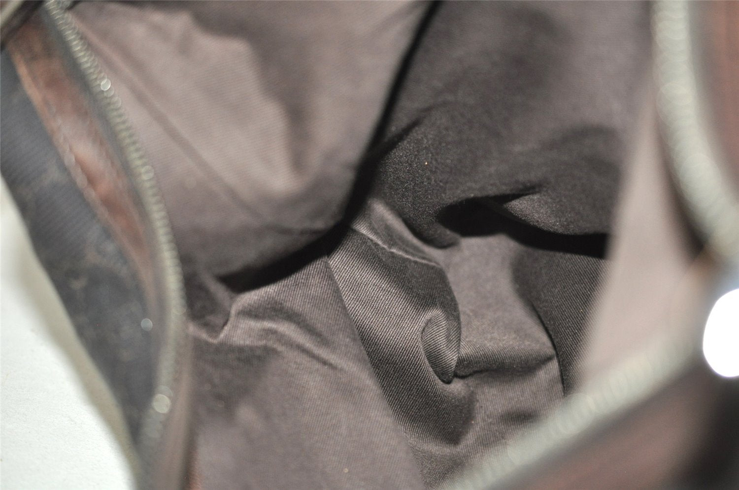 Authentic GUCCI Shoulder Hand Bag Purse GG Canvas Leather 01234 Brown 3093I