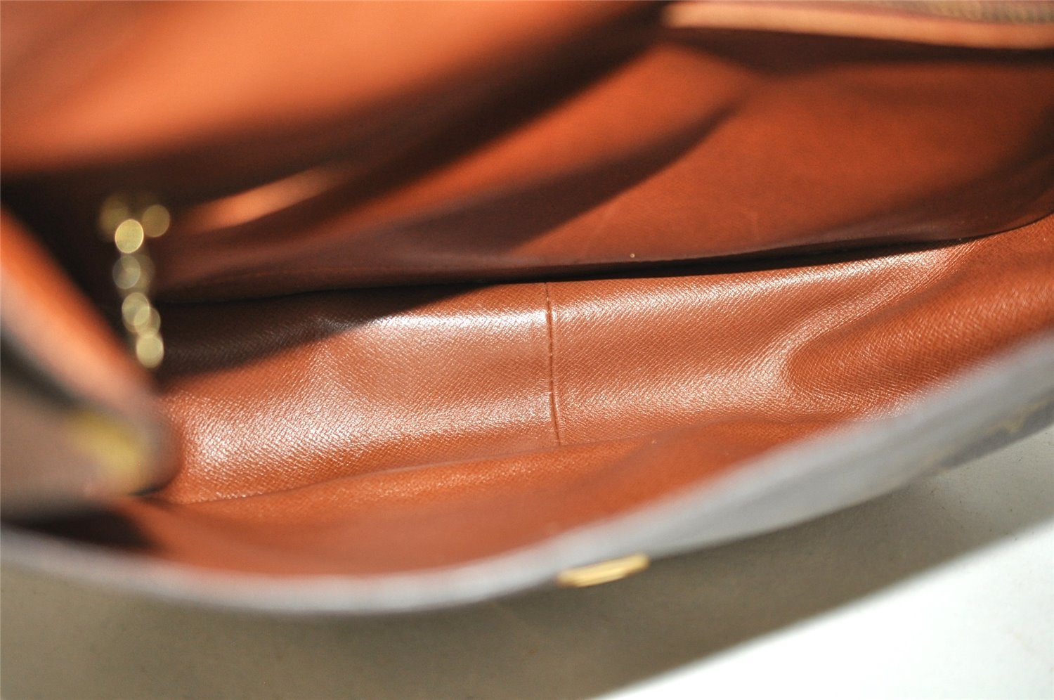 Authentic Louis Vuitton Monogram Saint Cloud GM M51242 Shoulder Cross Bag 3094I