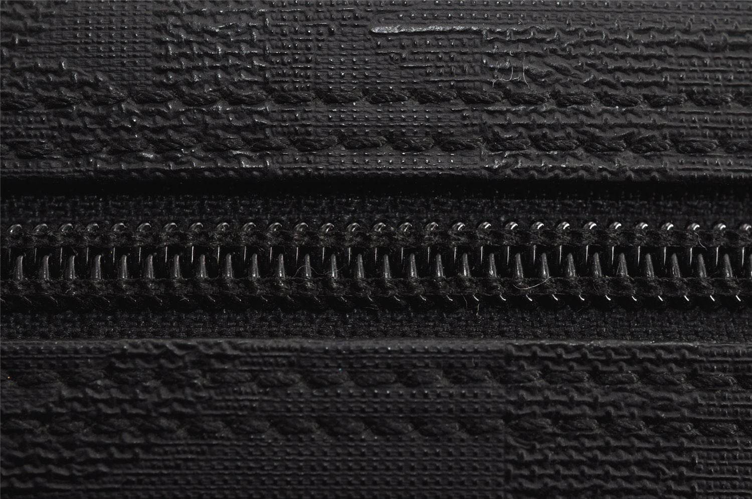 Authentic Christian Dior Trotter Shoulder Cross Bag PVC Leather Black 3094J