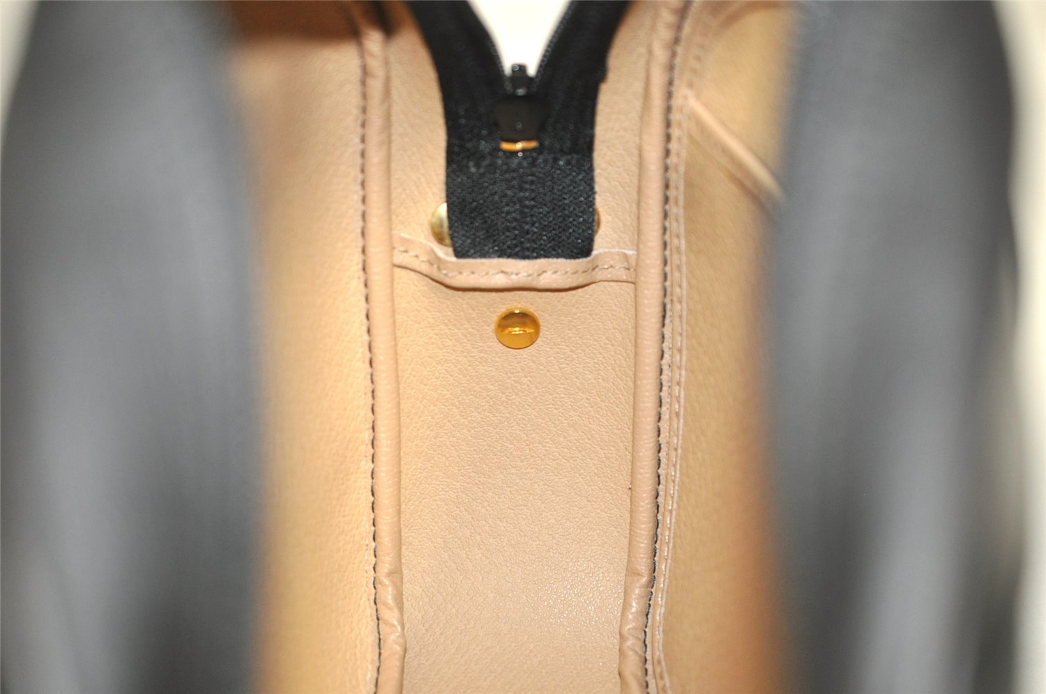 Authentic Christian Dior Trotter Shoulder Cross Bag PVC Leather Black 3094J