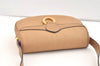 Authentic Christian Dior Trotter Shoulder Cross Body Bag PVC Leather Brown 3094K