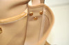 Authentic Christian Dior Trotter Shoulder Cross Body Bag PVC Leather Brown 3094K