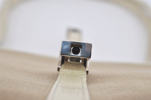 Authentic GUCCI Jackie Shoulder Hand Bag GG Canvas Leather 0021073 Beige 3095I