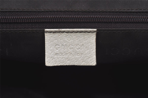 Authentic GUCCI Jackie Shoulder Hand Bag GG Canvas Leather 0021073 Beige 3095I