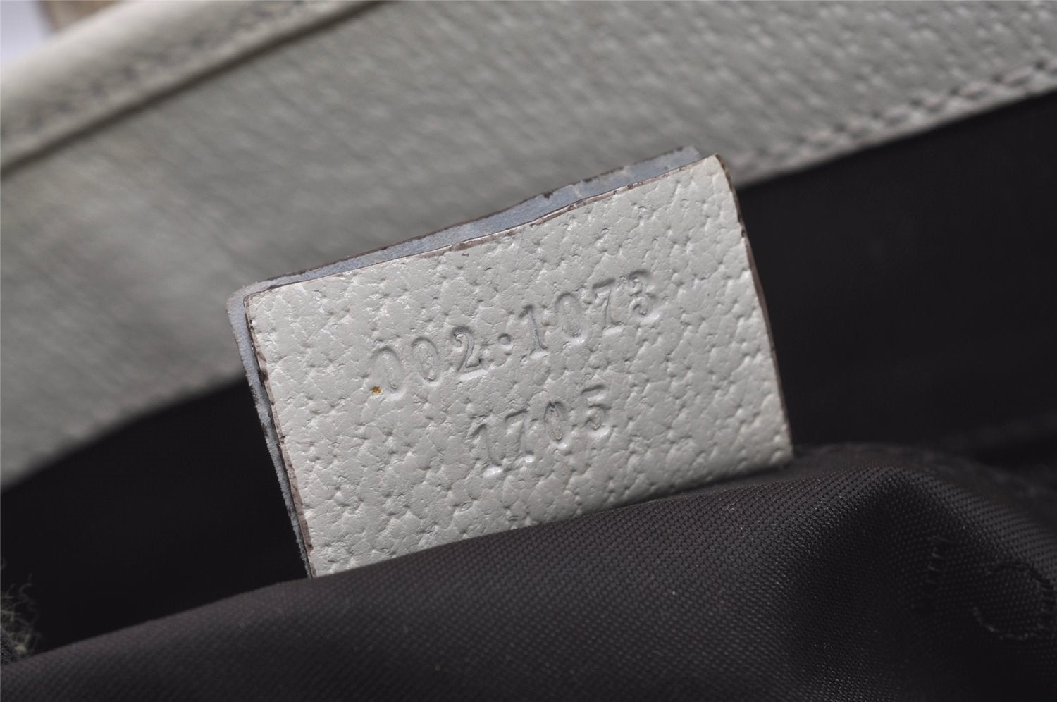 Authentic GUCCI Jackie Shoulder Hand Bag GG Canvas Leather 0021073 Beige 3095I