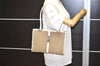 Authentic GUCCI Jackie Shoulder Hand Bag GG Canvas Leather 0021073 Beige 3095I