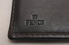 Authentic FENDI Zucchino Vintage Long Wallet Purse Canvas Leather Brown 3095J