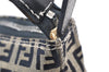 Authentic FENDI Zucchino Shoulder Hand Bag Purse Canvas Leather Navy Junk 3095K