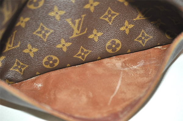 Authentic Louis Vuitton Monogram Compiegne 28 Clutch Hand Bag M51845 LV 3096I
