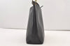 Authentic GUCCI Vintage Bamboo Shoulder Hand Bag Purse Nylon Leather Black 3096J