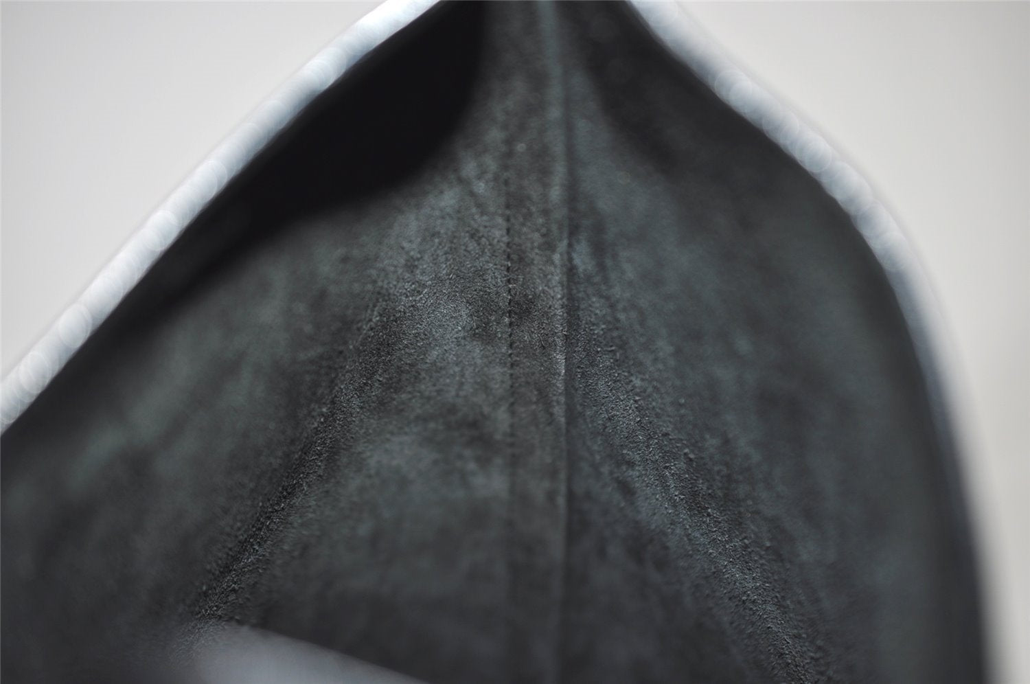 Authentic GUCCI Vintage Bamboo Shoulder Hand Bag Purse Nylon Leather Black 3096J