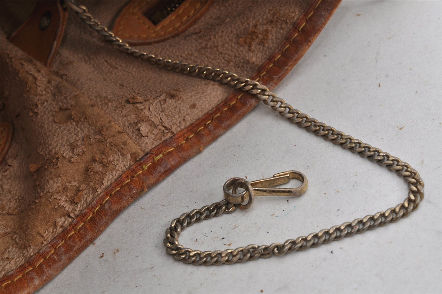 Authentic Louis Vuitton Monogram Bucket PM Shoulder Tote Bag M42238 Junk 3096K