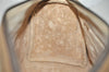 Authentic GUCCI Web Sherry Line Hand Boston Bag GG PVC Leather Brown Junk 3097J