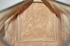 Authentic GUCCI Web Sherry Line Hand Boston Bag GG PVC Leather Brown Junk 3097J