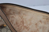 Authentic GUCCI Web Sherry Line Hand Boston Bag GG PVC Leather Brown Junk 3097J