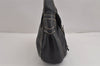 Authentic CELINE Vintage Shoulder Hand Bag Purse Leather Black 3098J