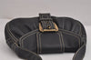 Authentic CELINE Vintage Shoulder Hand Bag Purse Leather Black 3098J