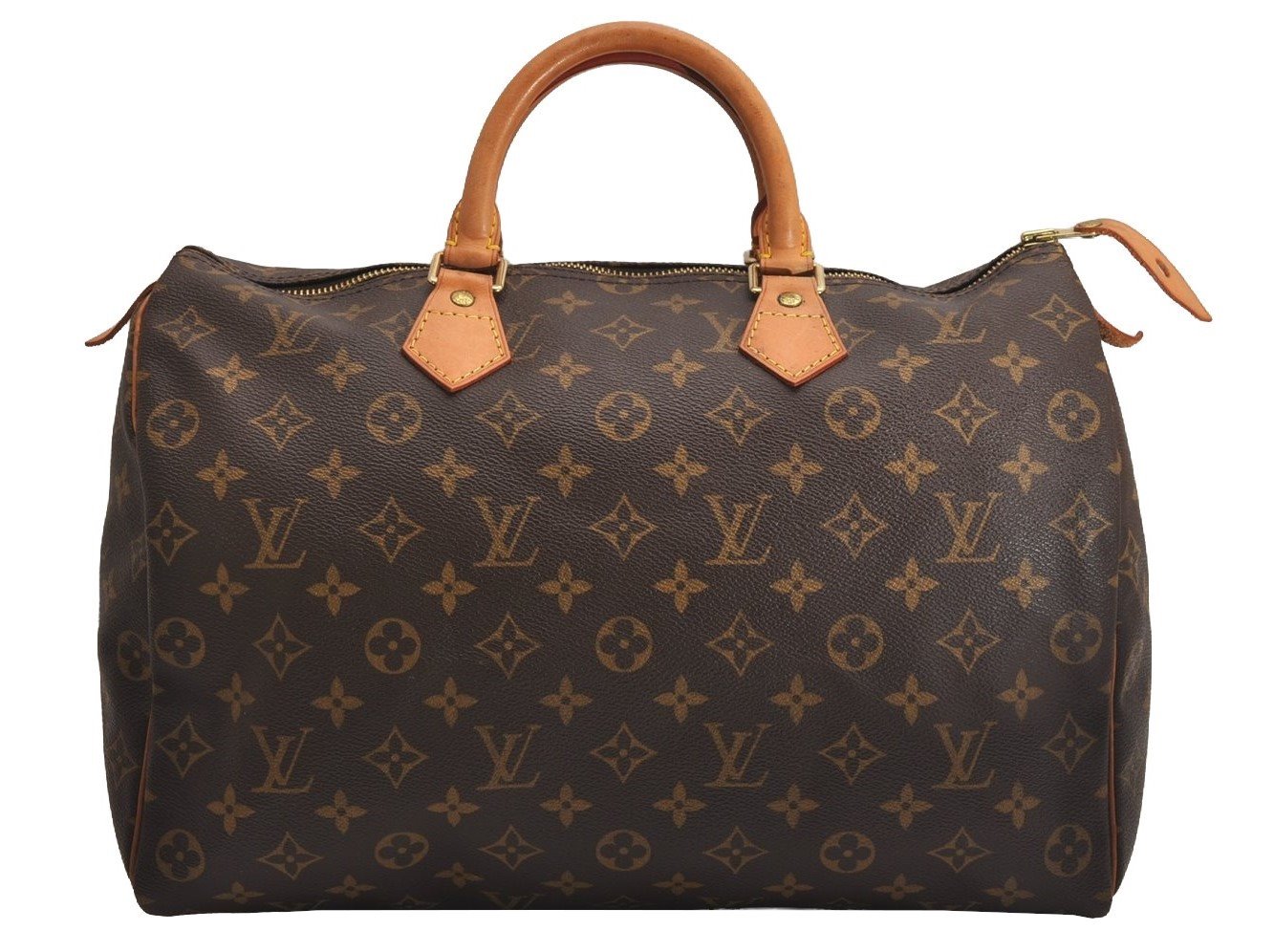 Authentic Louis Vuitton Monogram Speedy 35 Hand Boston Bag M41524 LV 3099J