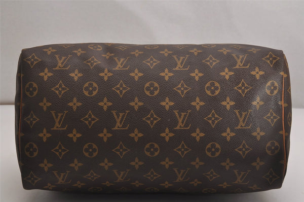 Authentic Louis Vuitton Monogram Speedy 35 Hand Boston Bag M41524 LV 3099J