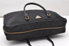 Authentic PRADA Nylon Tessuto Saffiano Leather Hand Bag BL0089 Black 3099K