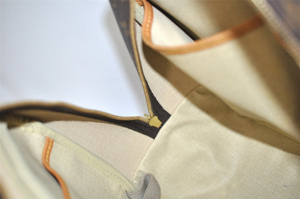 Authentic Louis Vuitton Monogram Deauville Hand Bag M47270 LV 3100I