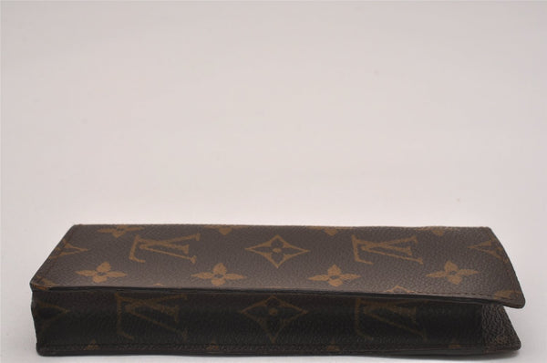 Authentic Louis Vuitton Monogram Etui Lunette Simple M62962 Glasses Case 3101J