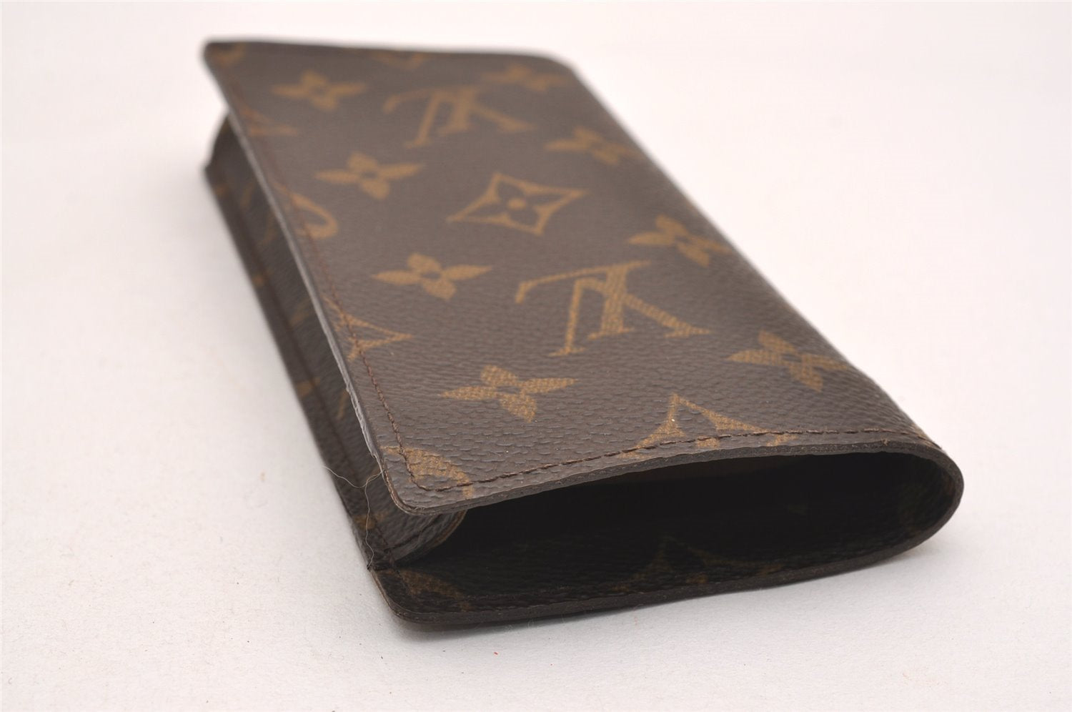 Authentic Louis Vuitton Monogram Etui Lunette Simple M62962 Glasses Case 3101J