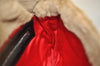 Authentic FENDI Mamma Baguette Shoulder Hand Bag Fur Leather Beige 3102I