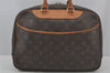 Authentic Louis Vuitton Monogram Deauville Hand Bag M47270 LV 3102J
