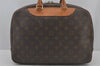 Authentic Louis Vuitton Monogram Deauville Hand Bag M47270 LV 3102J